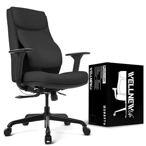 WELLNEWLIFE Posturelift Ergonomic Office Chair WNO-0002BL – BLACK