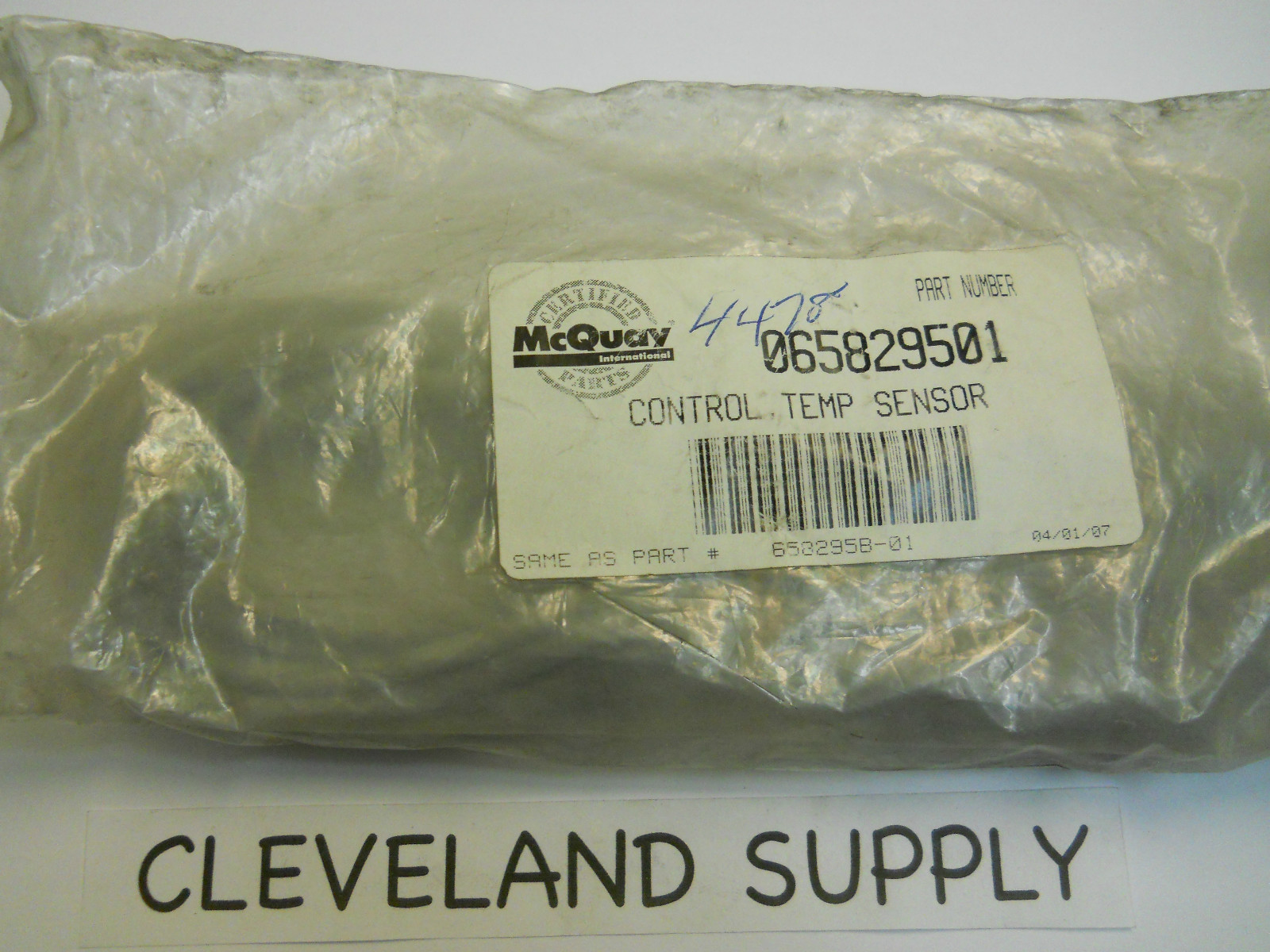 MCQUAY 065829501 TEMPERATURE CONTROL SENSOR 65829501 NEW IN PACKAGE