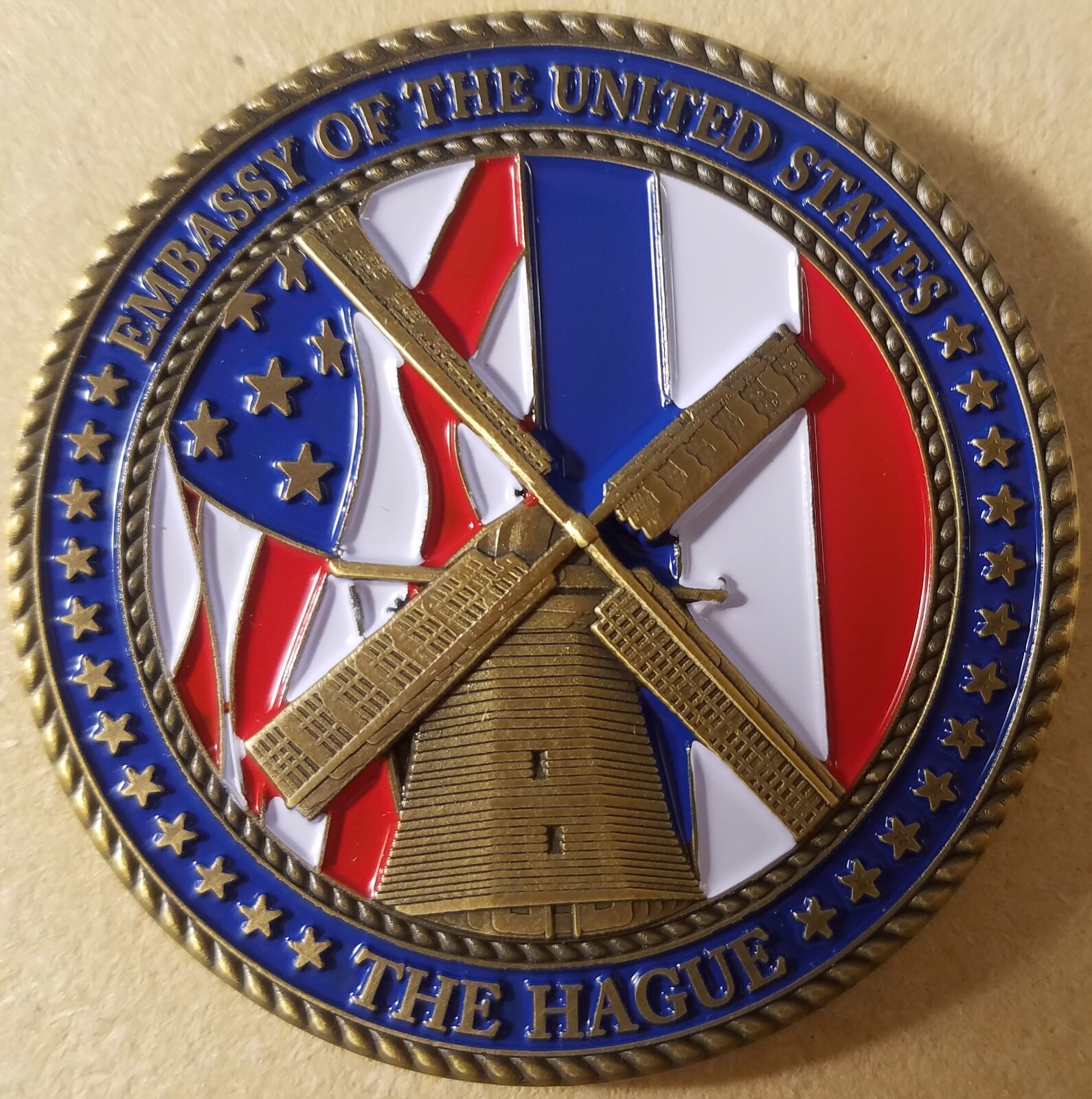 DIPLOMATIC SECURITY SERVICE RSO SPECIAL AGENT CHALLENGE COIN OCPM 83
