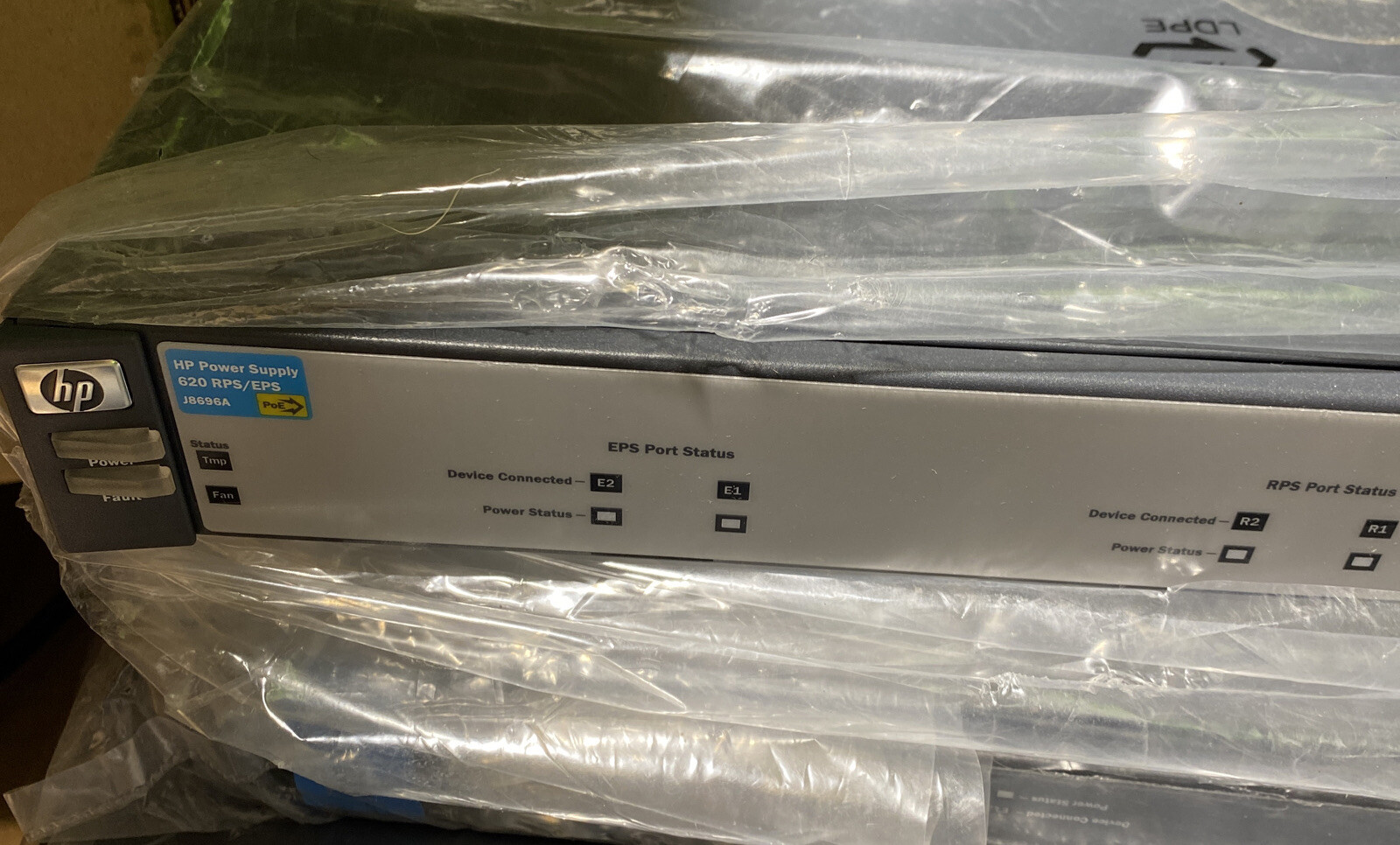 J8696A HP 620 RPS/EPS POE REDUNDANT EXTERNAL POWER SUPPLY Working