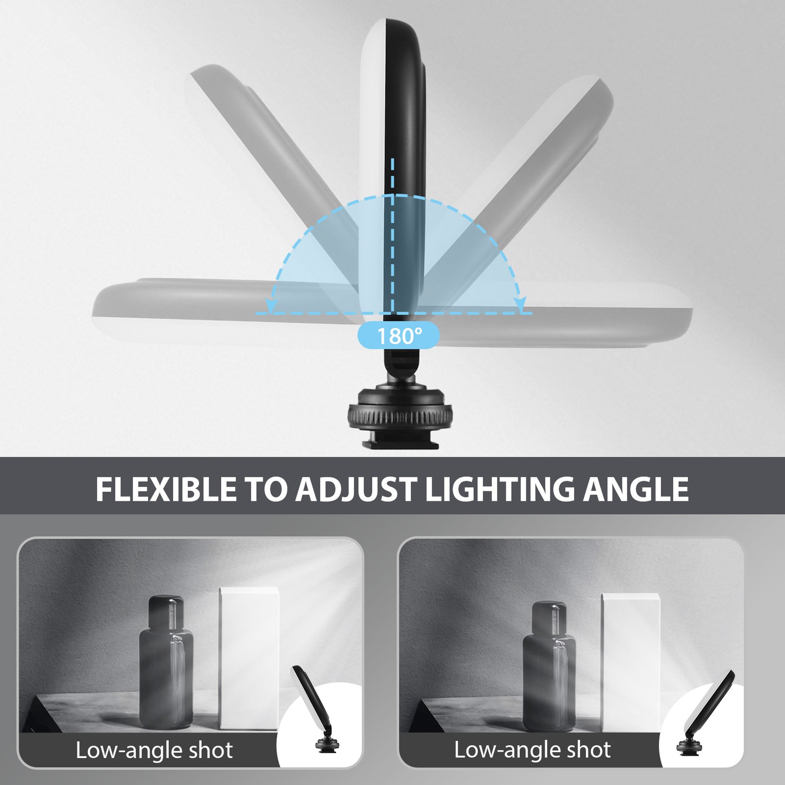 2 Pack LED Video Light Camera Light Photography LED Fill Light 3 VPGE