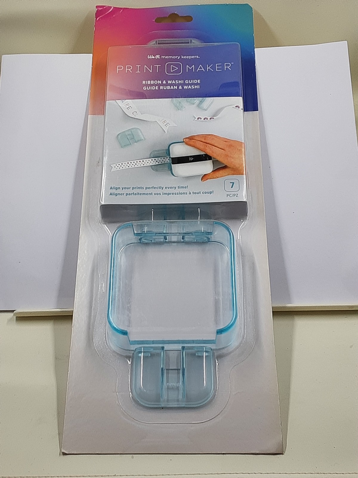 NEW We R Memory Keepers Print Maker Ribbon & Washi Guide