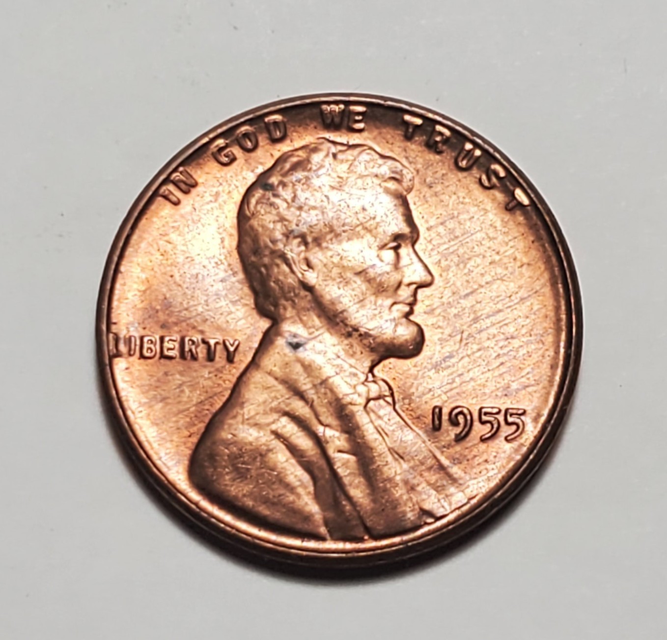 1955 P LINCOLN WHEAT PENNY #C10721