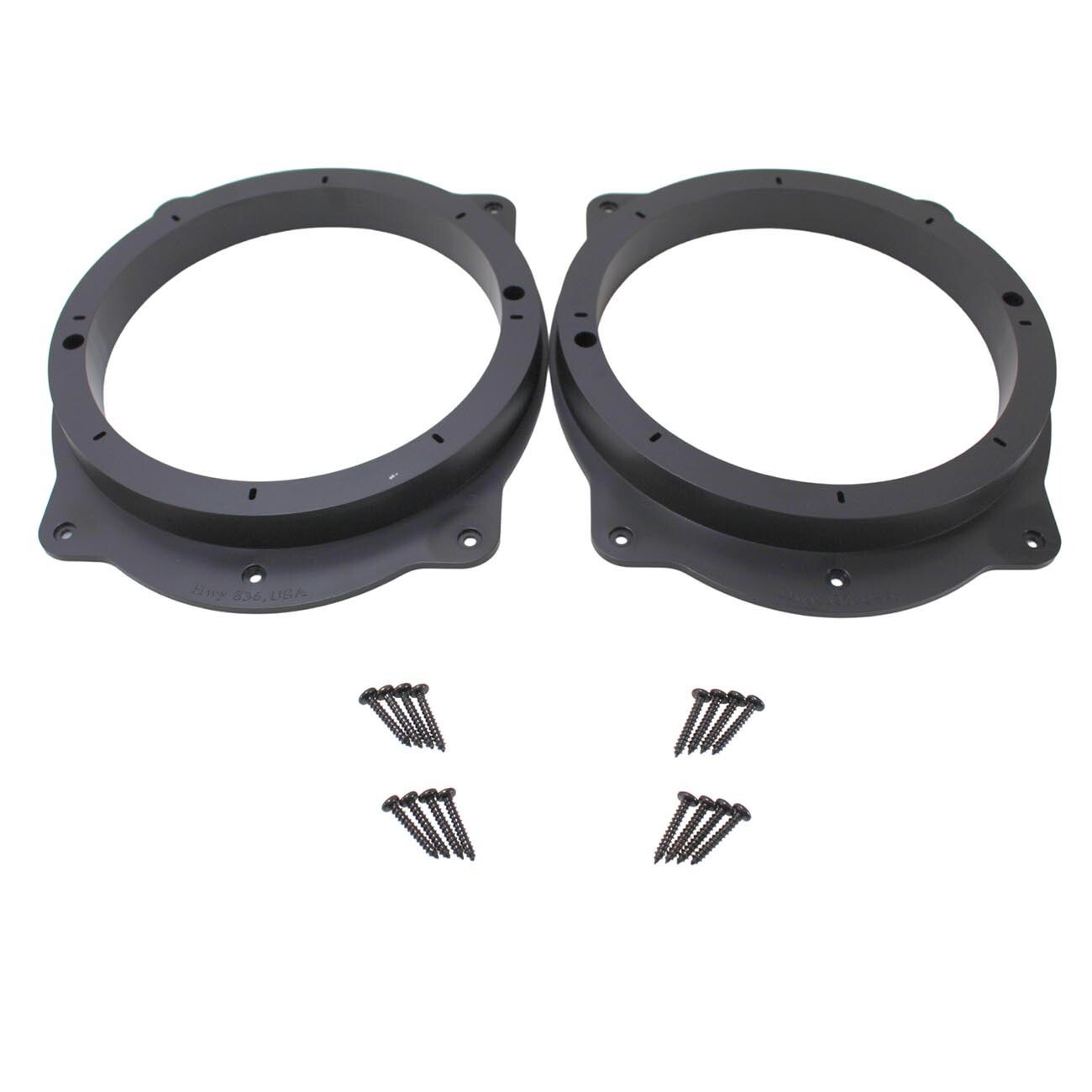 AUDIOPIPE RING-PVCA69-8 Toyota 6x9 to 8 PVC Plastic Adapter Ring Spacer Black