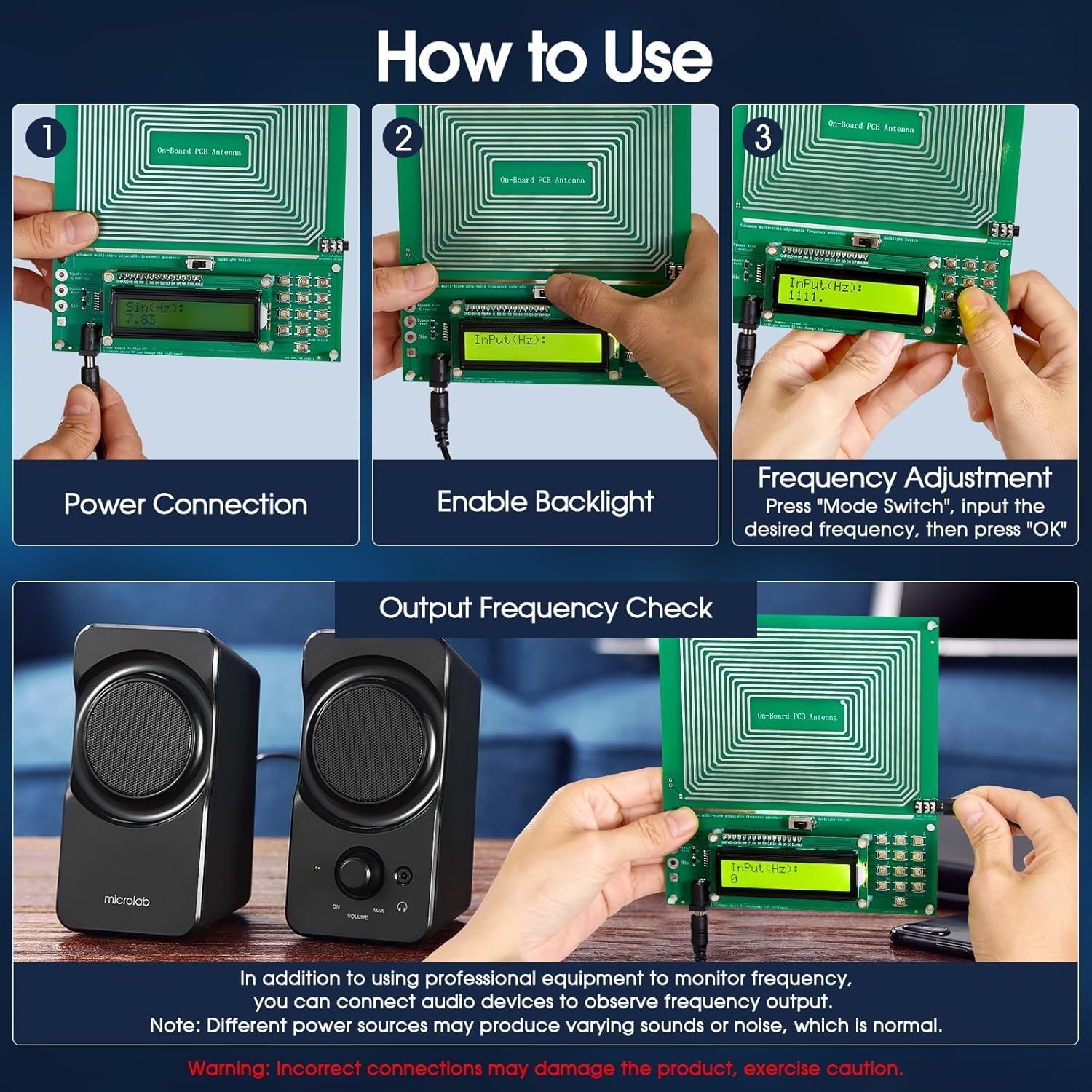 7.83Hz Healing Frequency Generator - Touch Control for Meditation & Relaxation
