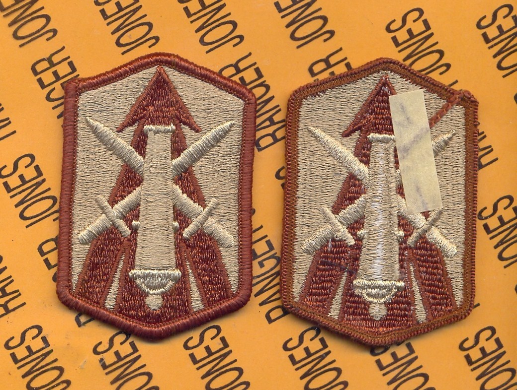US Army 214th Field Artillery Brigade FA DCU Desert uniform patch