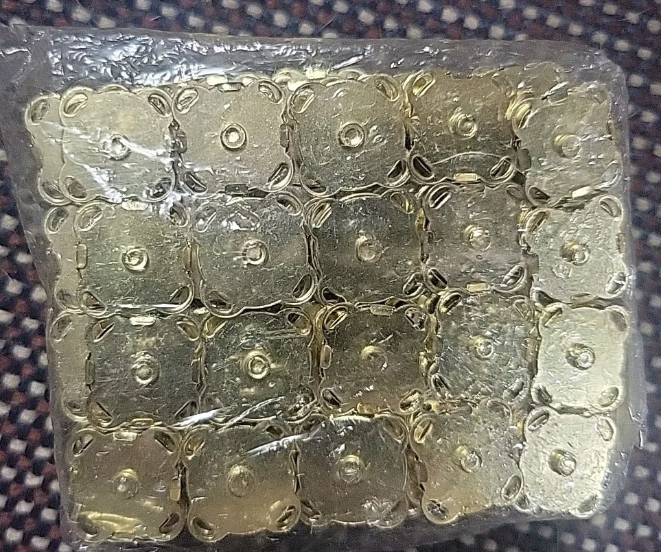 cuskena (Square Gold 100sets) (14mm)