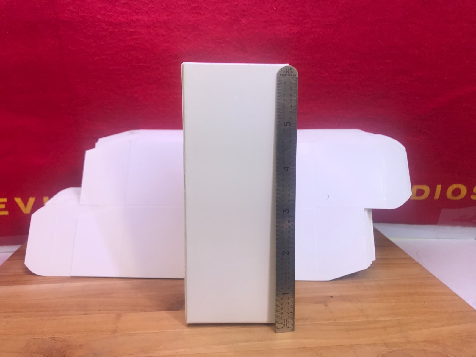 EMPTY WHITE VACUUM TUBE BOXES Extra Large Octal 6550 807 or "G" series & Similar
