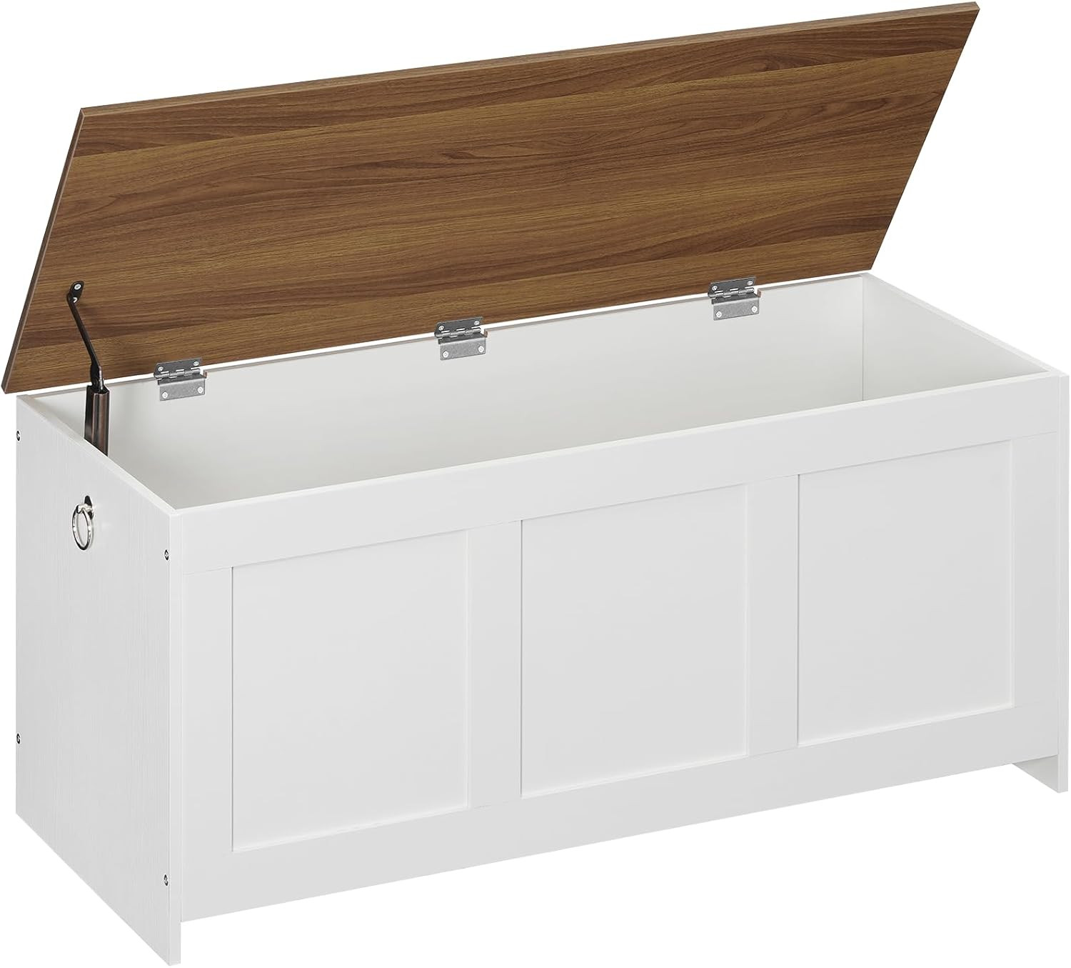 Storage Bench, 39.3" Retro Wooden Storage Chest, Wooden Storage Trunk, Toy Chest