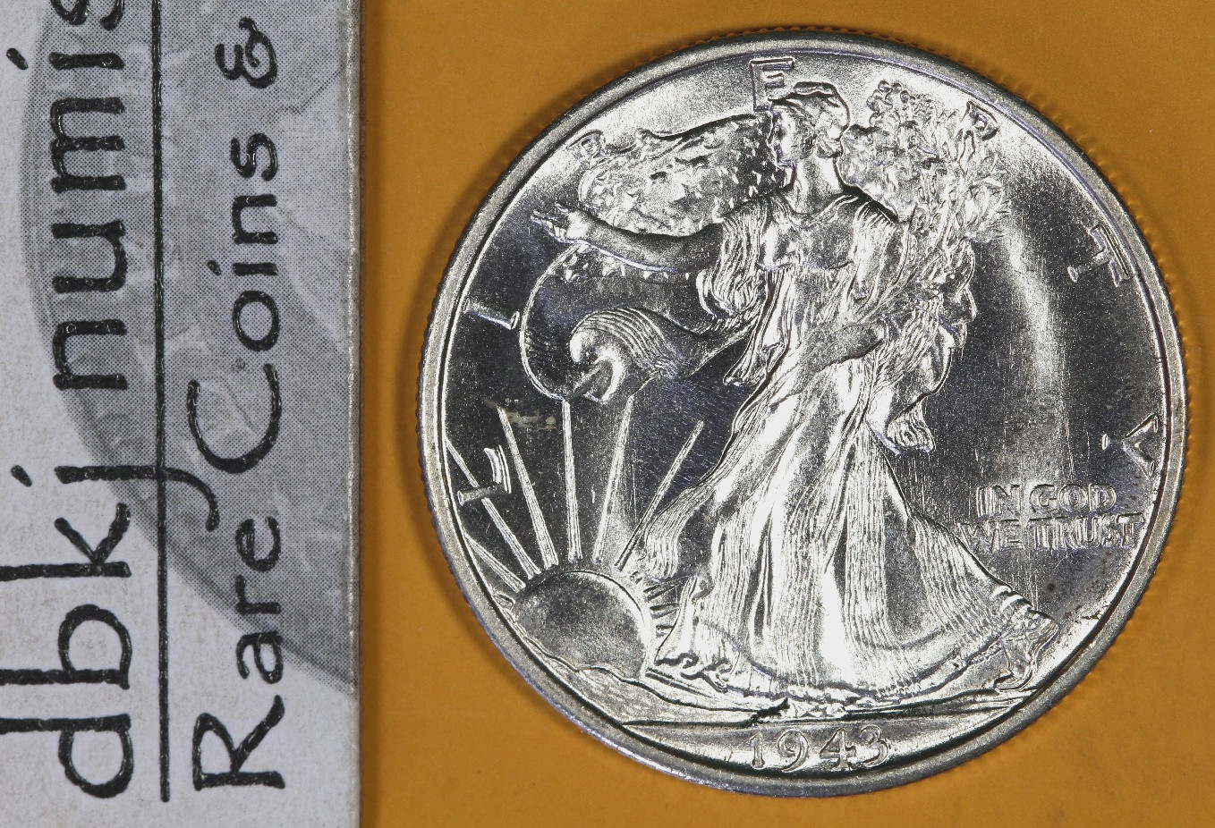 1943 S - Walking Liberty Half Dollar - 50¢ - BU - Gem Uncirculated dbkjB