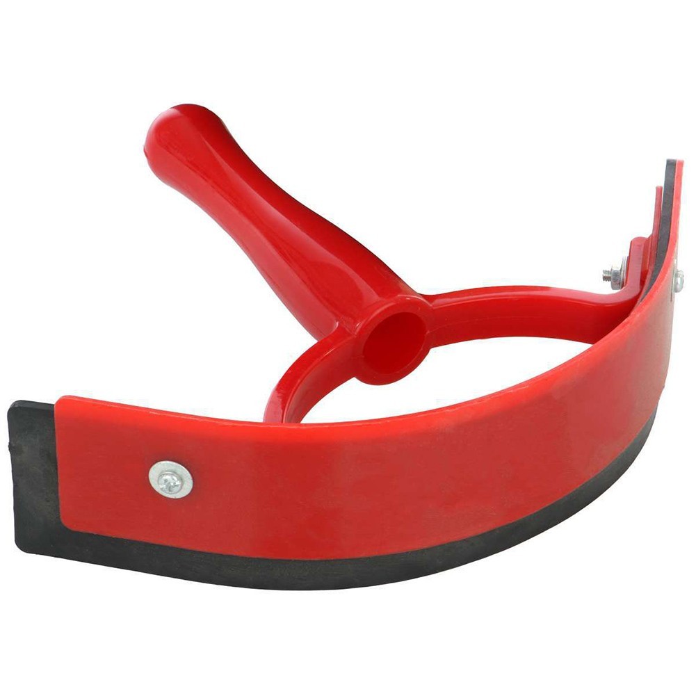 Lightweight Horse Bathing Supplies Plastic Sweat Scraper with Rubber Edge