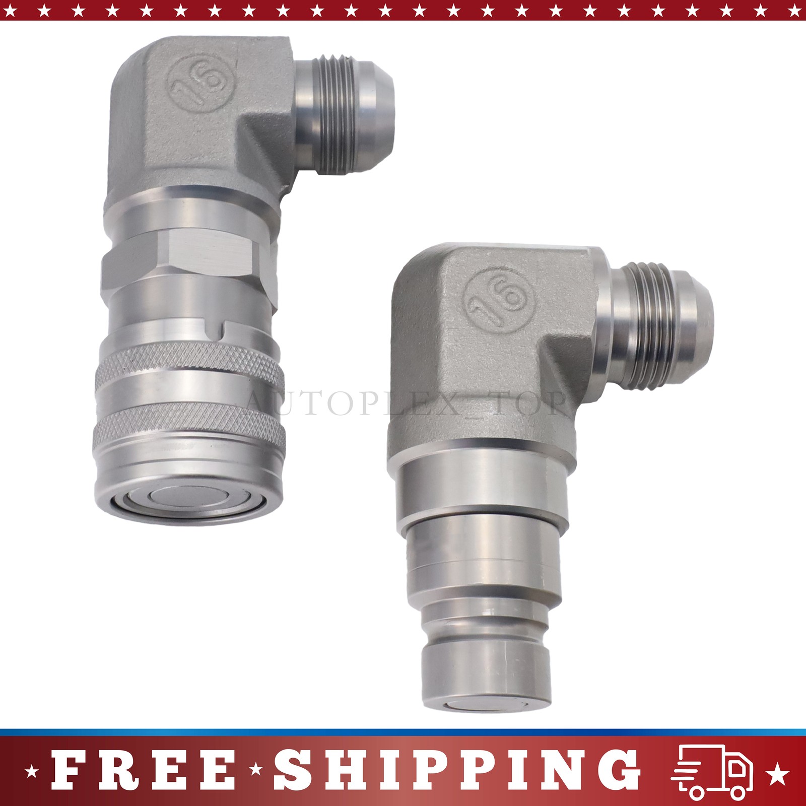 Male & Female Hydraulic Coupler Kit 7246781 7246795 Fit Bobcat Skid Steer Loader