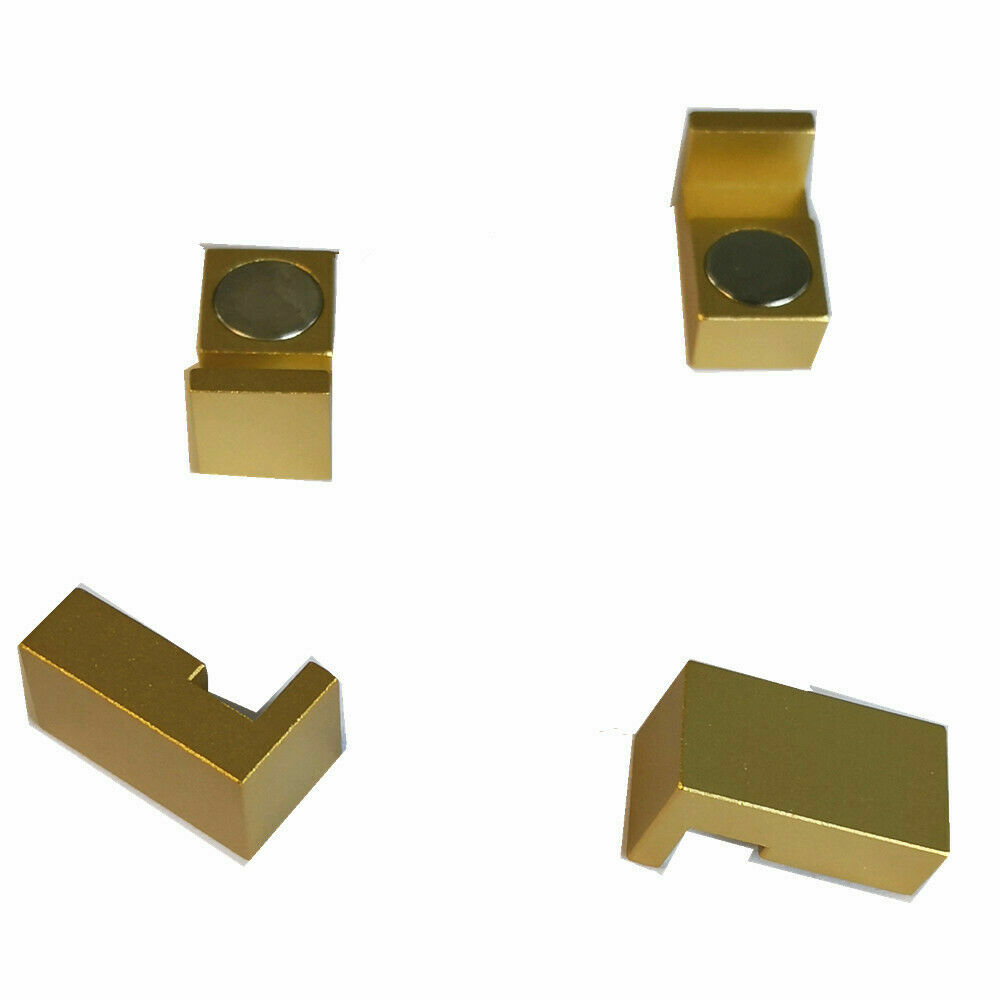 Magnetic Parallel Keepers, Holders. Vise, CNC,Kurt,Machinist Tools Gold