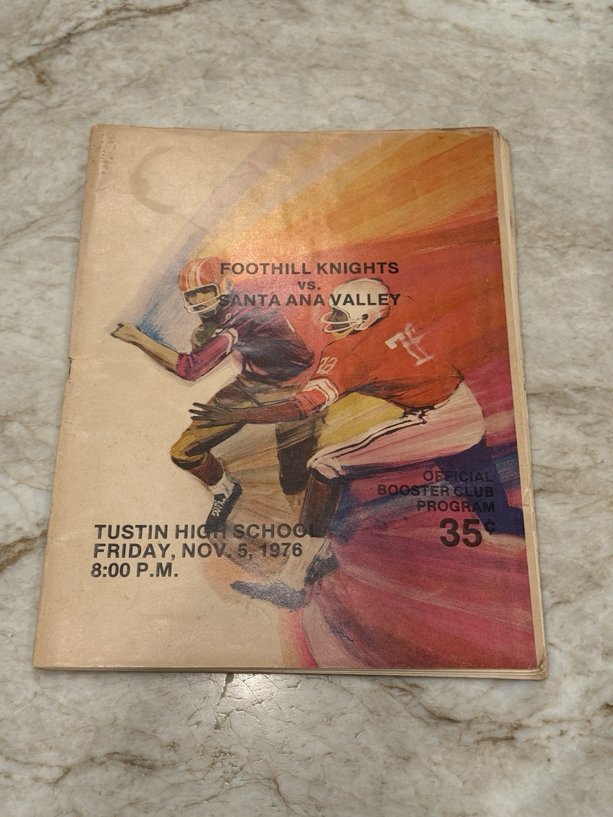 Vintage 1976 Foothill Knights v. Santa Ana Valley High School Football Program
