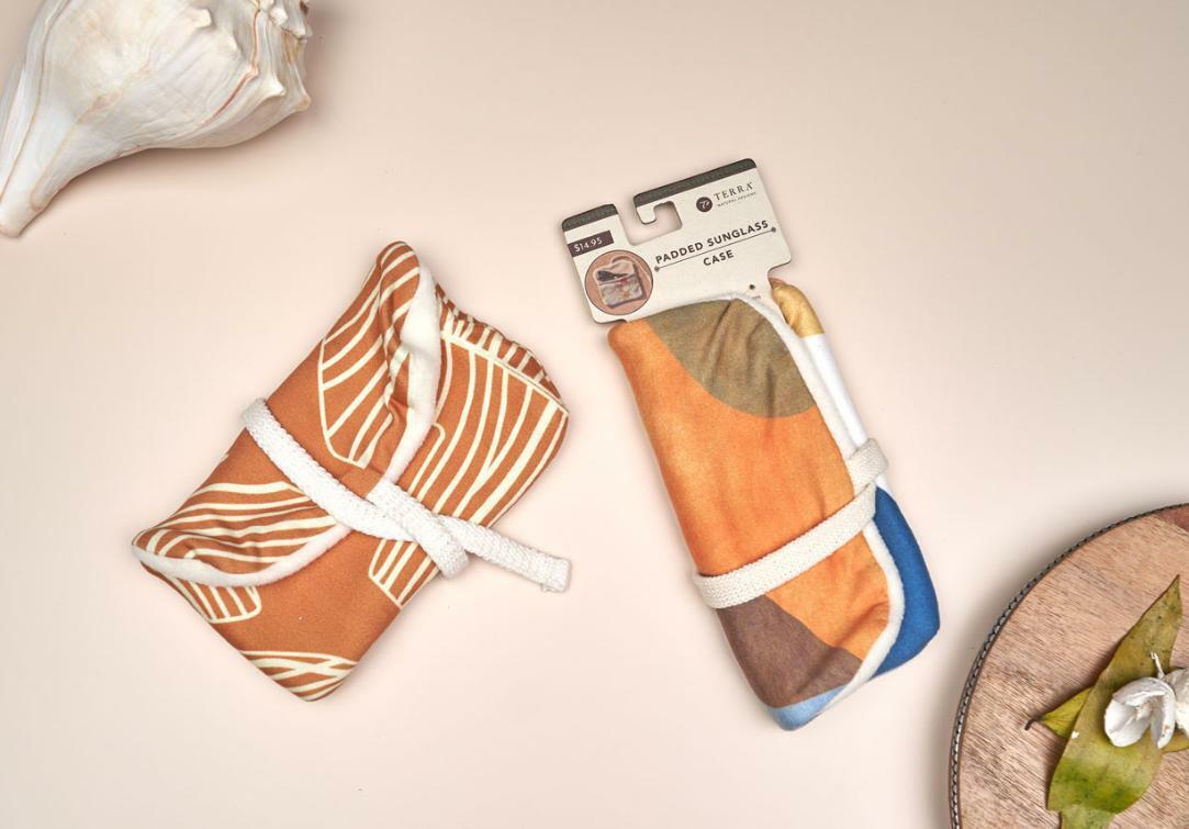 Padded Sunglass Case Terra Natural Designs Tropical