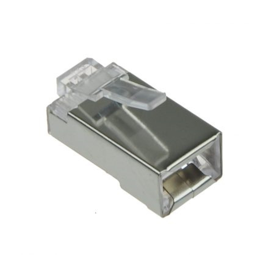 1000 Pcs LOT RJ45 8P8C Network Shielded Modular CAT5 CAT5E Plug Connector STP
