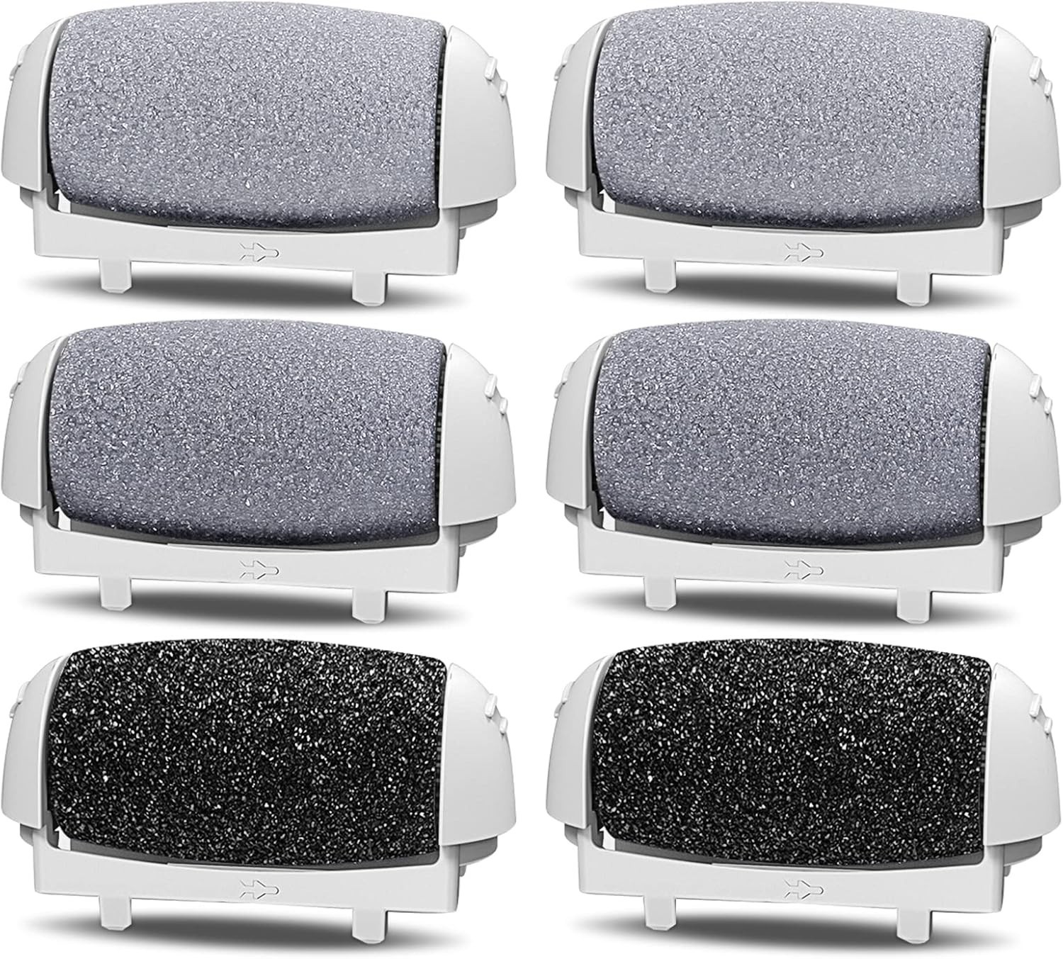 PRITECH Callus Removers 6 Pack Replacement Rollers Heads for 6 Corse
