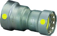 Viega MegaPressG Press Reducer in Carbon Steel, Zinc-Nickel Coating - 25951