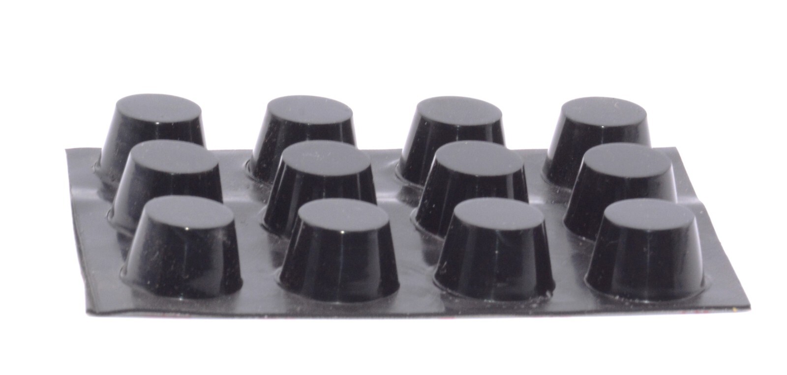 3/8" Tall x 5/8" Diameter Rubber Feet Desktop Electronics 3M Adhesive Backing