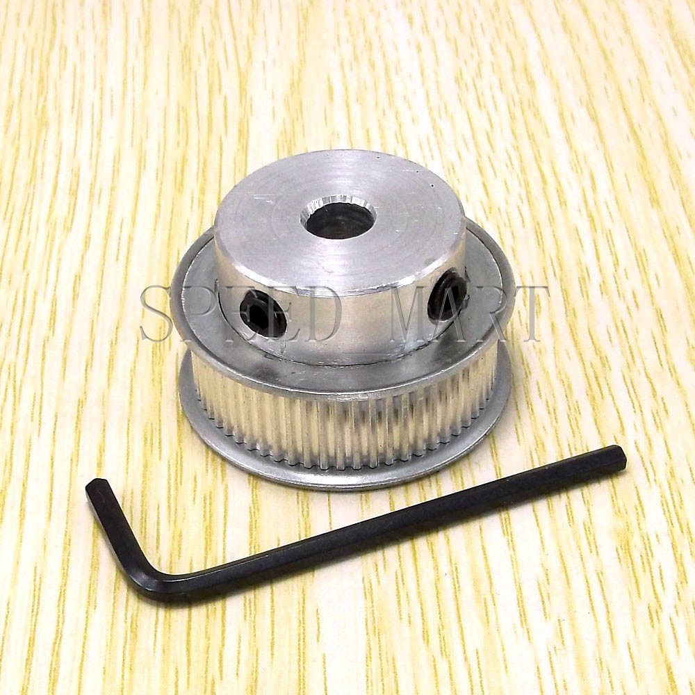 MXL Aluminum Timing Belt Pulley 60 Tooth 10mm Bore 0.08" Pitch for Stepper Motor