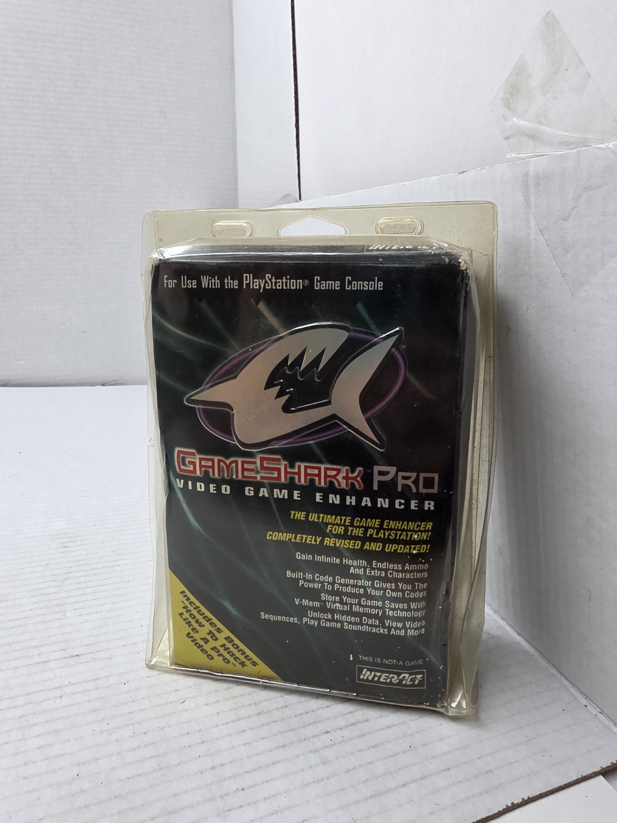 NEW Sealed W/Damaged box Game Shark Pro V 3.0 for PlayStation 1 Psone #G2