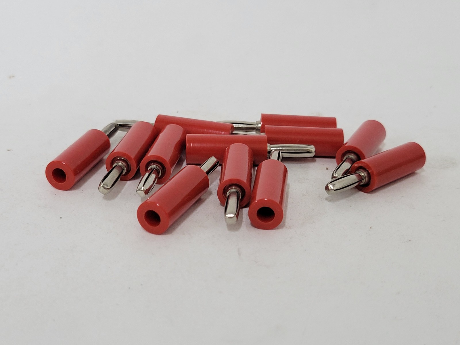 12X H H SMITH 211-102 RED BANANA PLUG - CABLE MOUNT