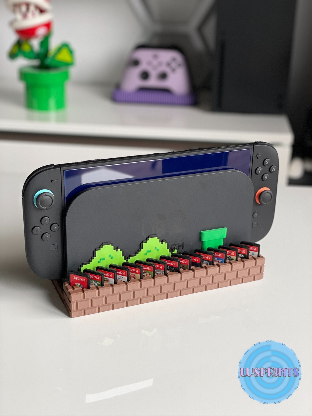 Nintendo Switch 2 Brick Dock | Cartridge Holder, Switch 2 Game Holder