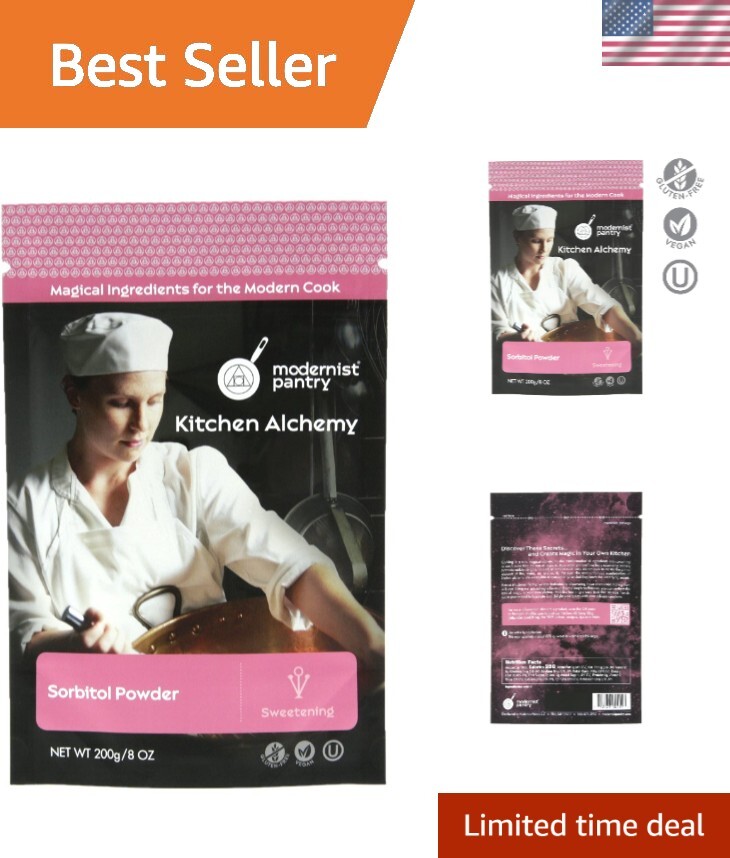 Pure Sorbitol Powder 200g - , Gluten-Free Sweetener for Healthy Living