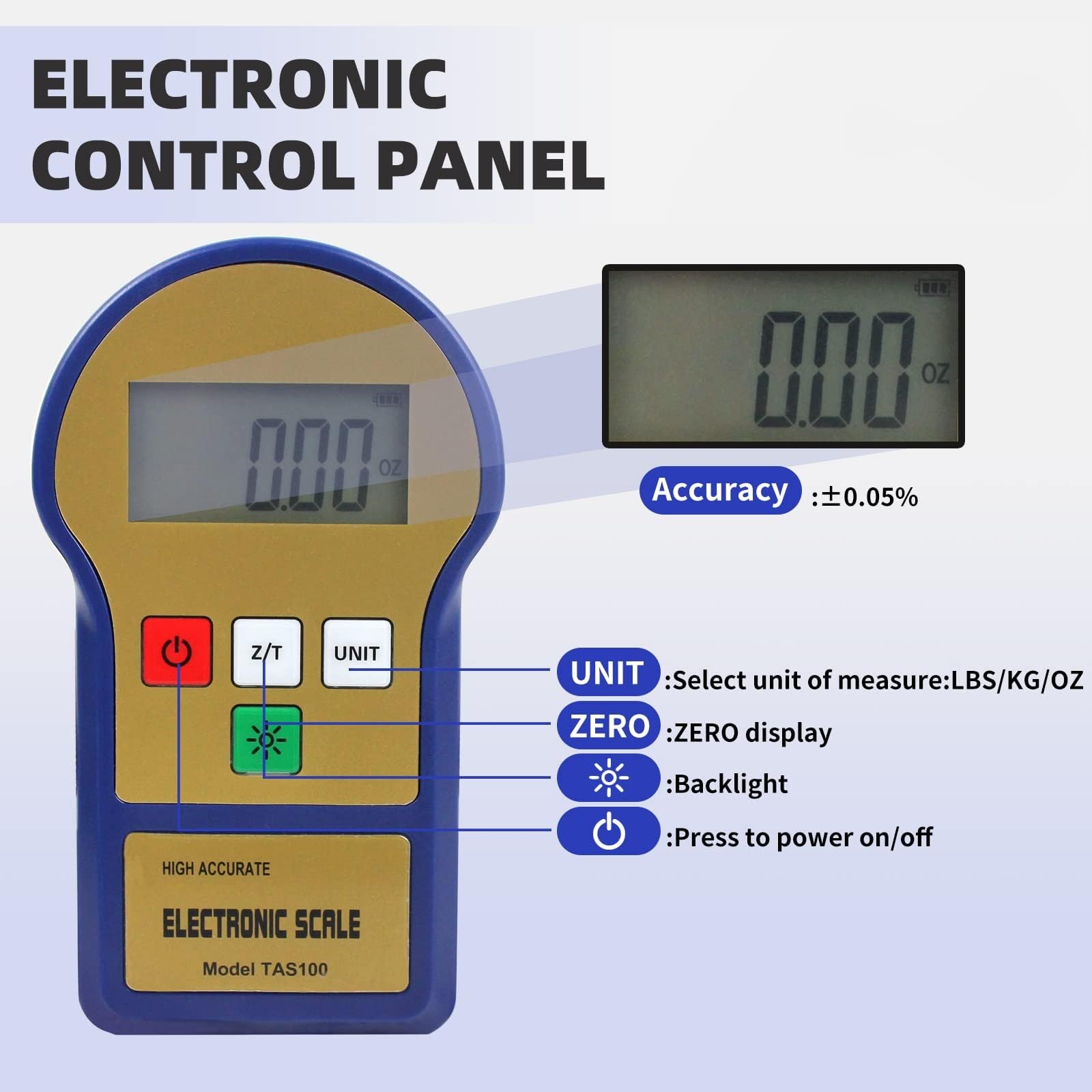 BACOENG Digital Electronic Refrigerant Charging Weight Scale 220lbs for HVAC ...