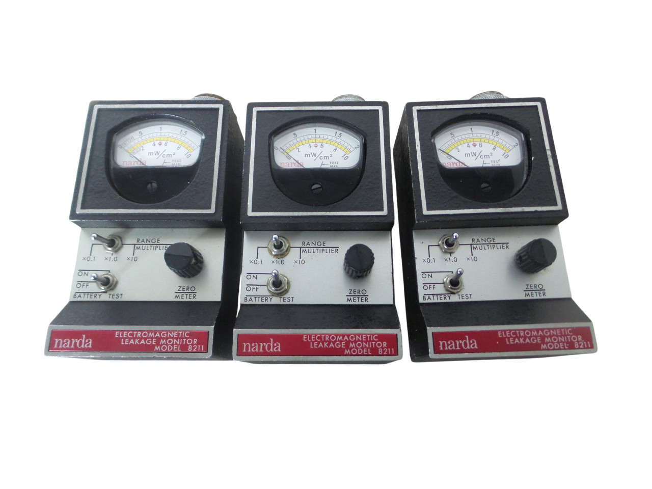 Lot of 3 Narda Electromagnetic Leakage Monitor 8211 - Free Shipping