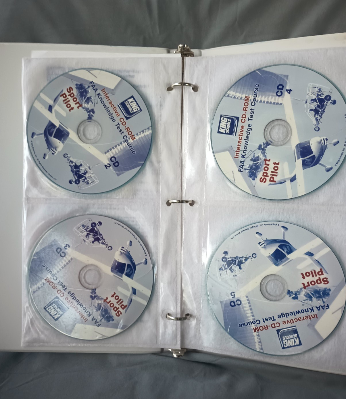 King Sport Pilot Interactive CD-ROM Knowledge Test Course Flight Instruction