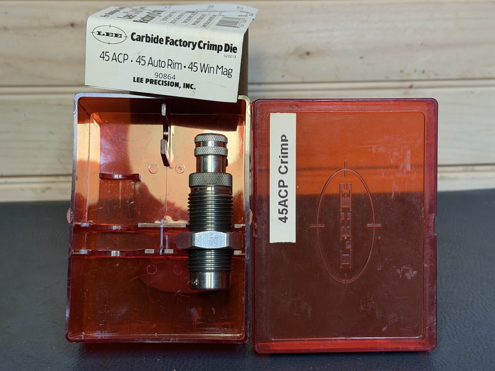 Lee Precision Carbide Crimp Die 45 ACP/Auto Rim Gap Win Mag 90864