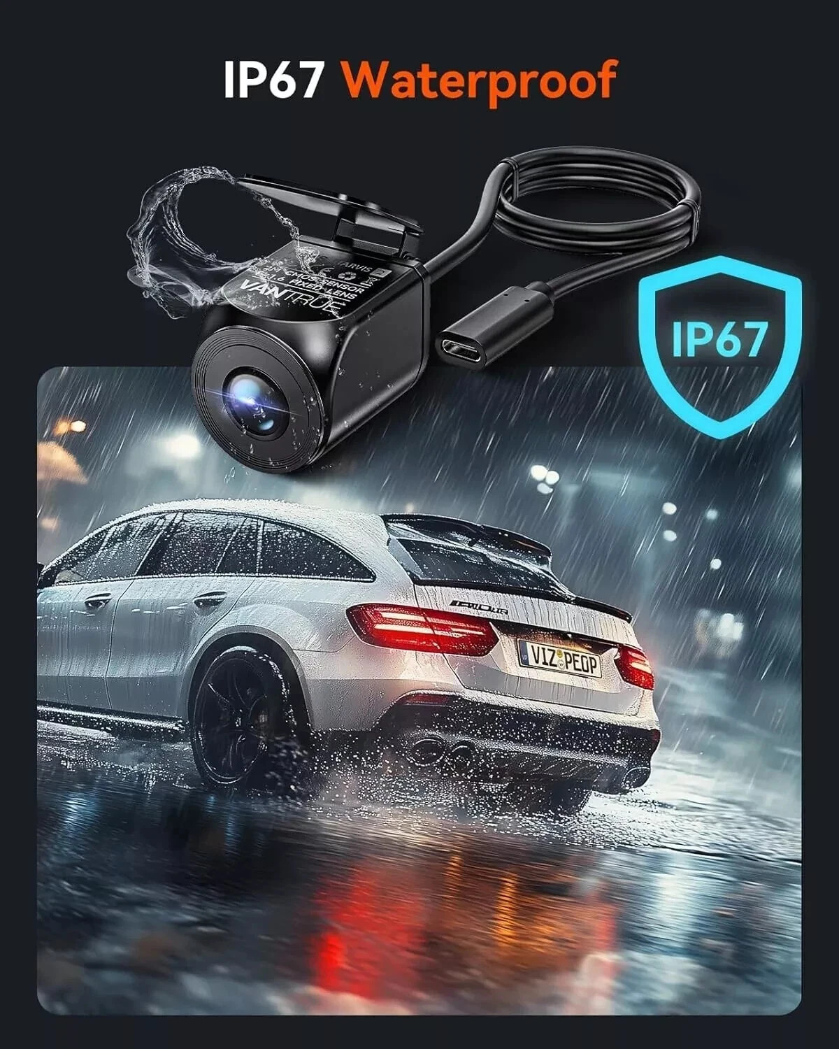 Vantrue RC11 Waterproof Rear Camera for S1 Pro Max