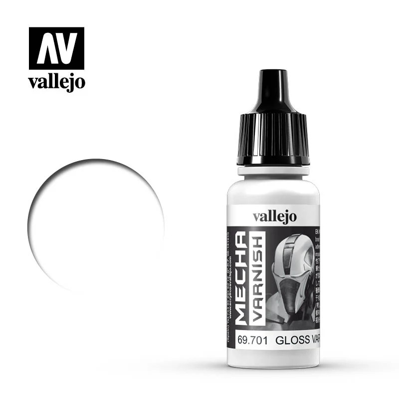 Vallejo Mecha Color 69.701 Varnish Gloss Varnish 17ml Bottle