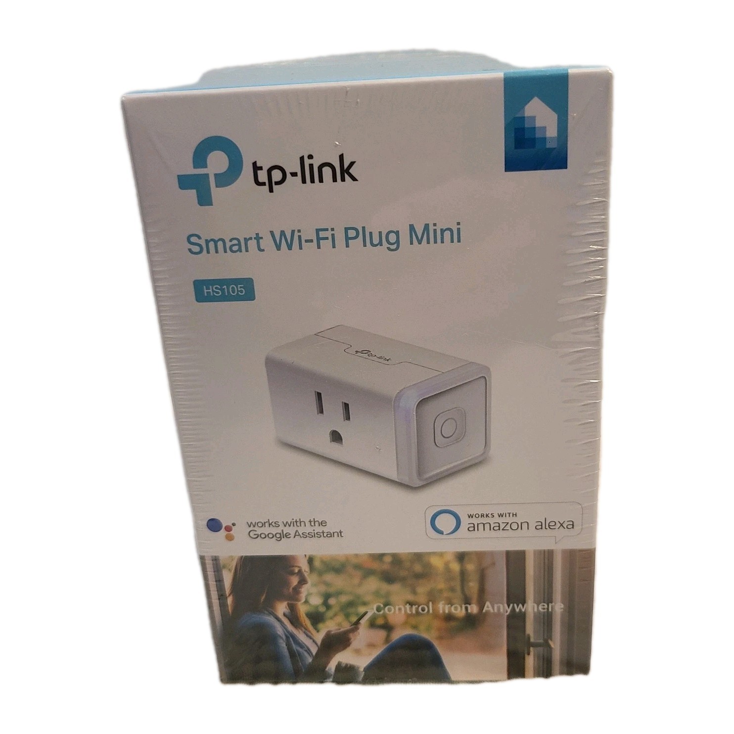 TP-Link Smart Wi-Fi Mini Plug With Energy Monitoring White HS105 - NOS