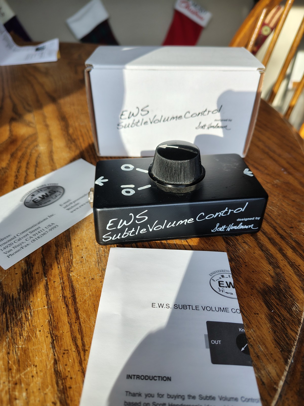 EWS Subtle Volume Control pedal