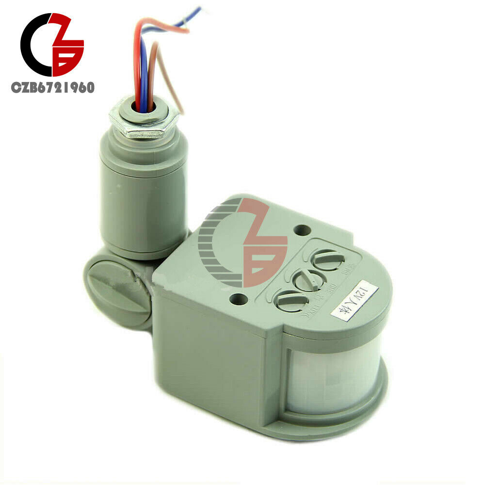 180 Degree PIR Motion Movement Security Sensor Detector Switch 12M 12V/220V