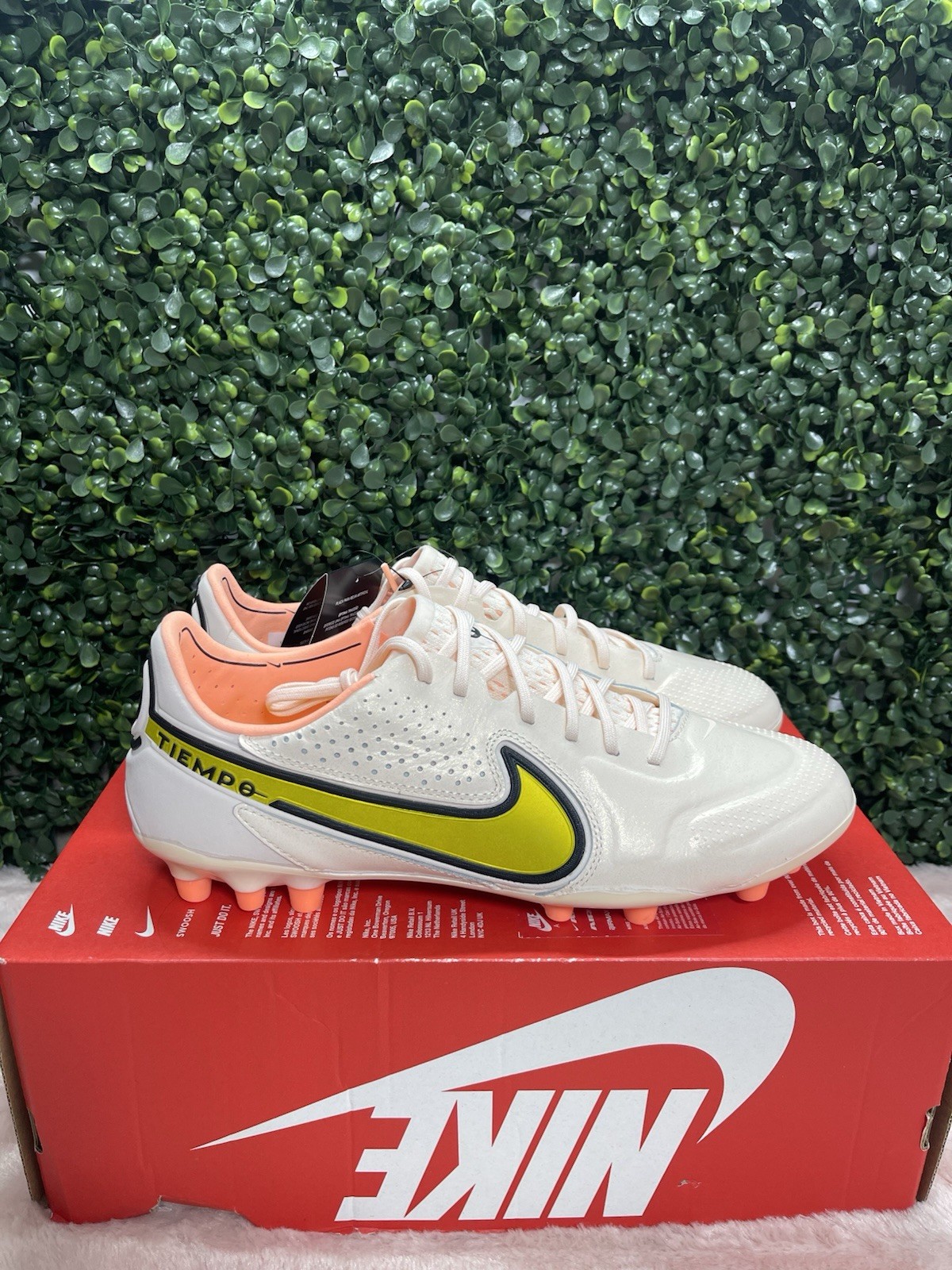 Men's Sz 9 - Nike Tiempo Legend 9 Elite AG Pro “Guava” DB0824-801 Lucent Pack
