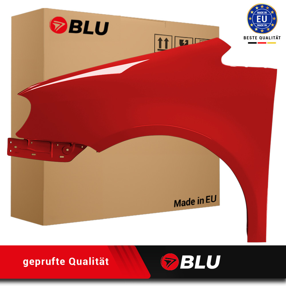 Fender For VW Touran 1T1 LY3D Left Red 03-06 Front Painted New