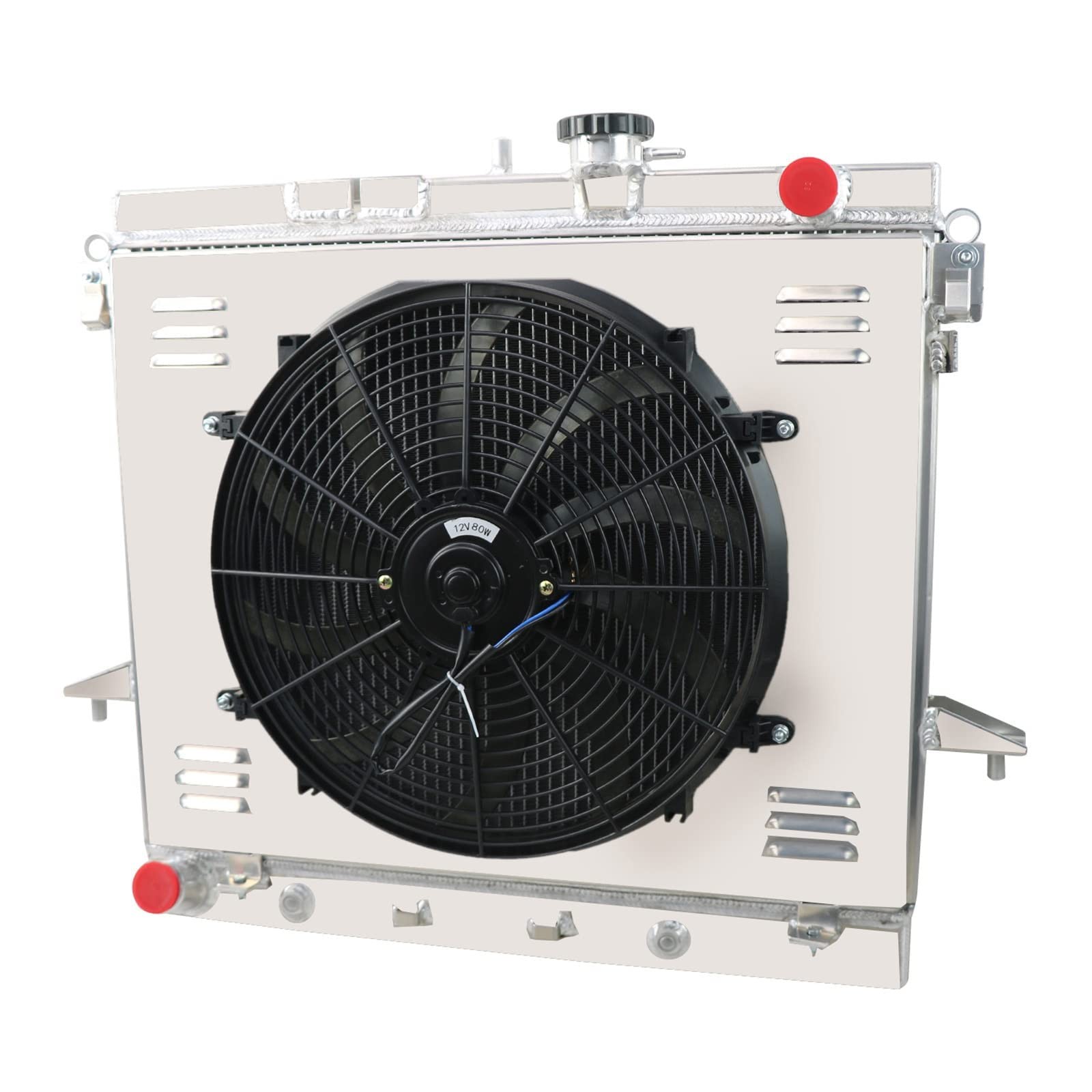 3 Row Aluminum Radiator for 2006-2012 Colorado Canyon H3 H3T with Fan Relay Kit