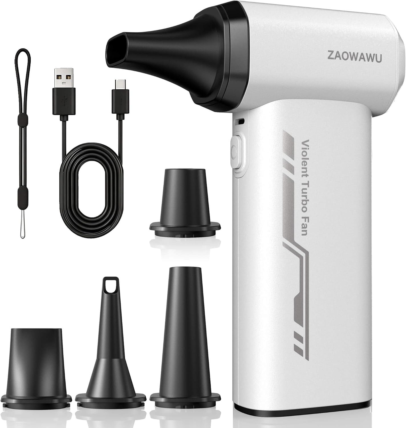Compressed Air Duster, 150000 RPM Ultra Power Electric Air Duster with Brushless