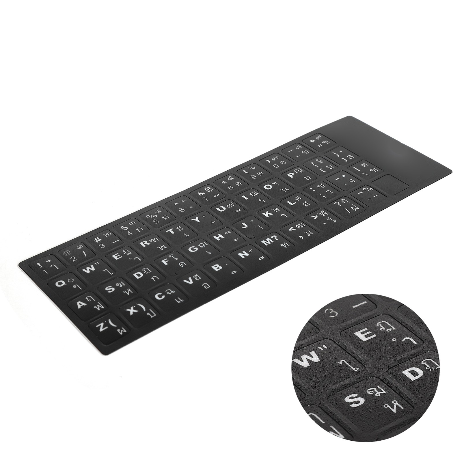 Thai Keyboard Sticker Replacement Keyboard Sticker For Desktop Computer Lapt NEW