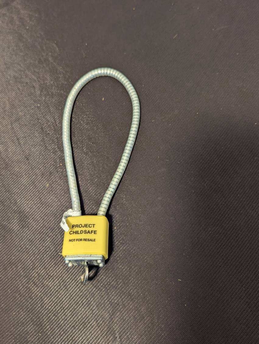 Firearm Gun Lock Cable Project Childsafe With Key Cable Lock