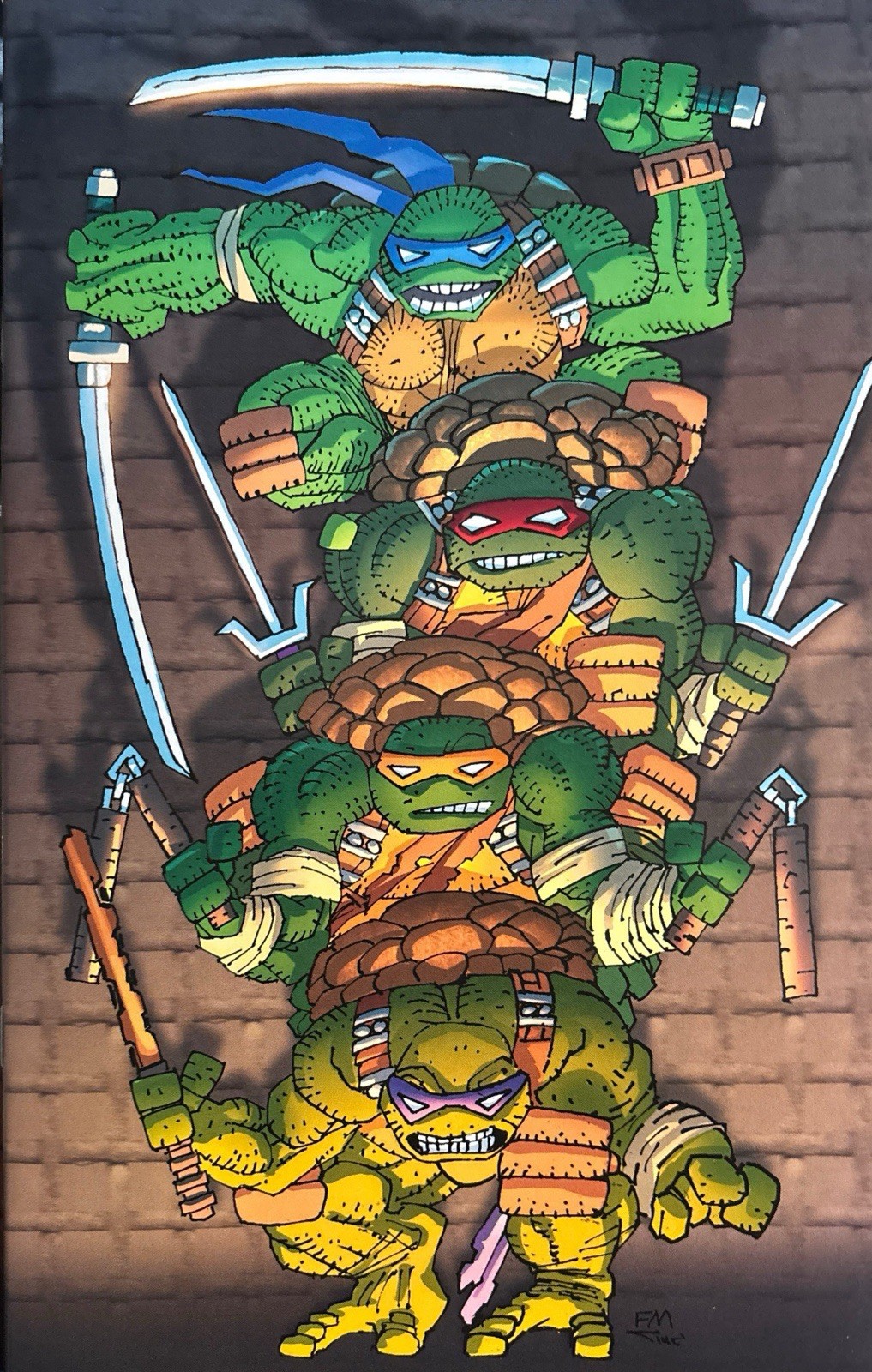 Teenage Mutant Ninja Turtles #20: 300th Issue Special Variant C (Miller)Full ArT