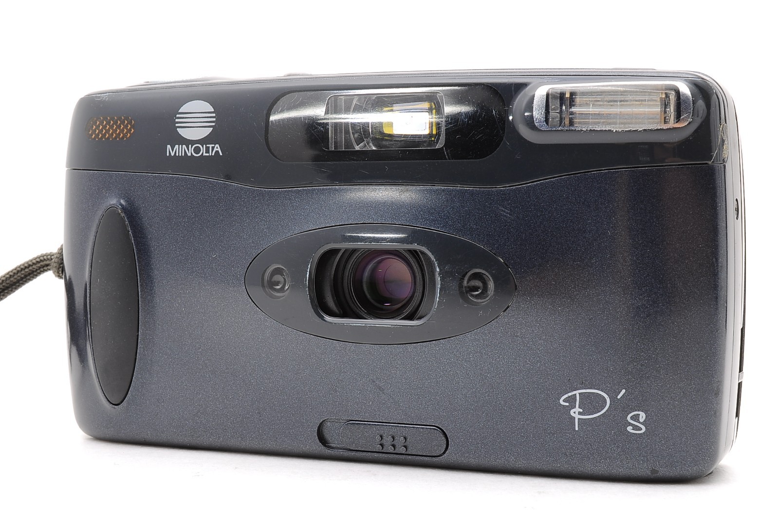 [N.MINT , Film Tested] Minolta P's Point & Shoot 35mm Film Camera From Japan