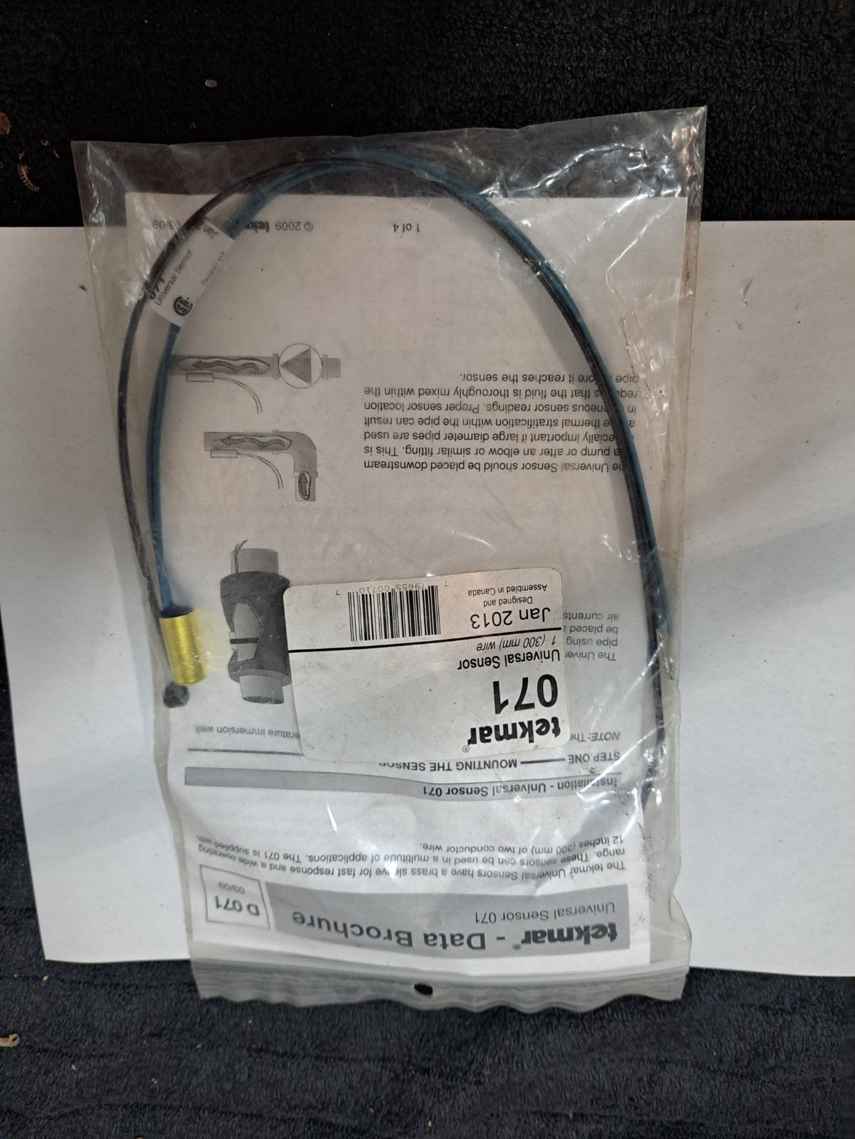 Tekmar 071 Universal Sensor  Slab Temperature sensor