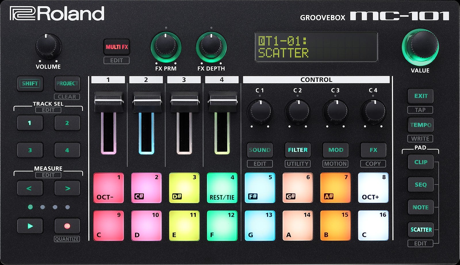 ROLAND MC-101 : NEW : [DETROIT MODULAR]