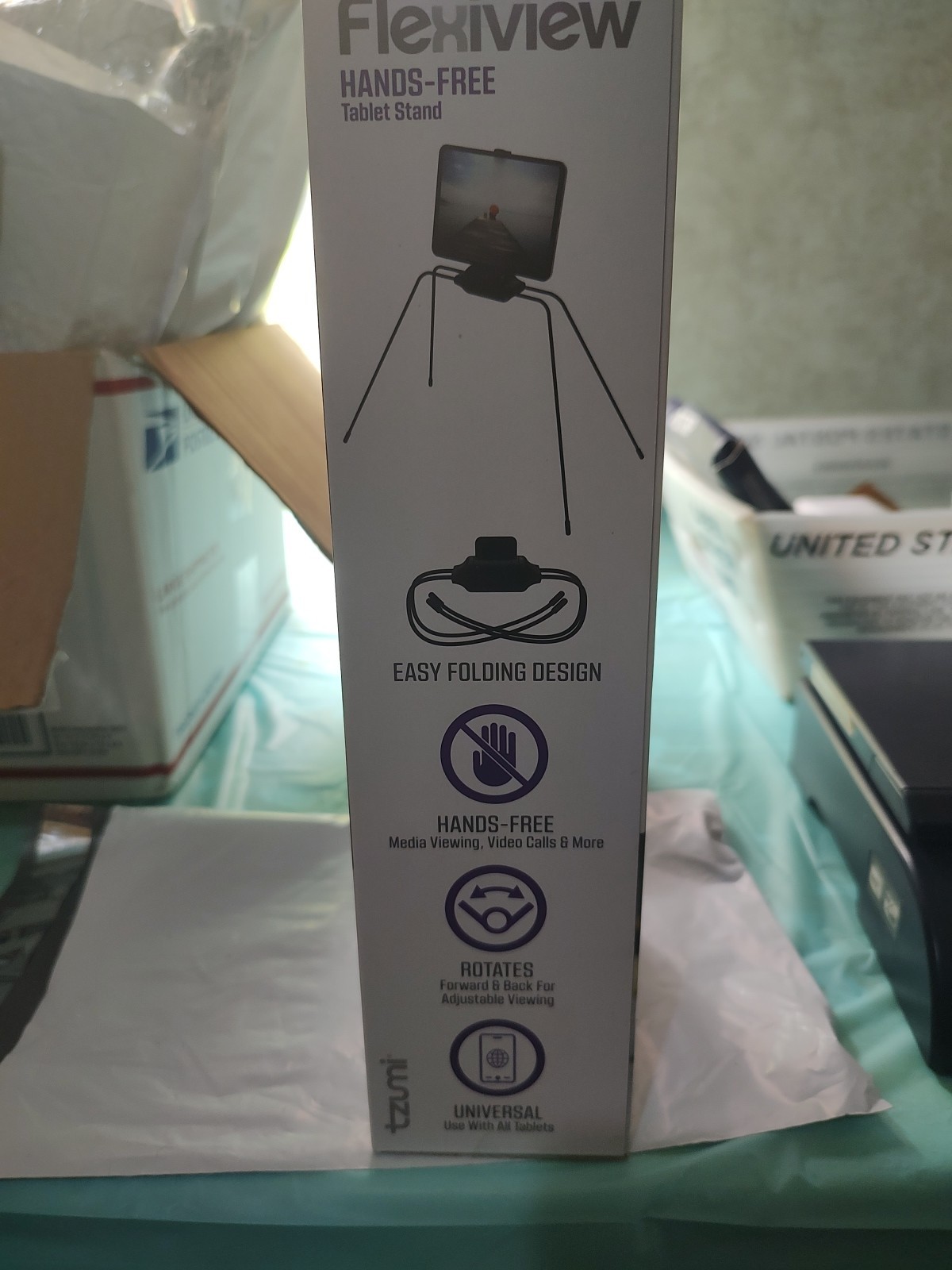 Tzumi Flexiview Hands- Free Tablet Stand