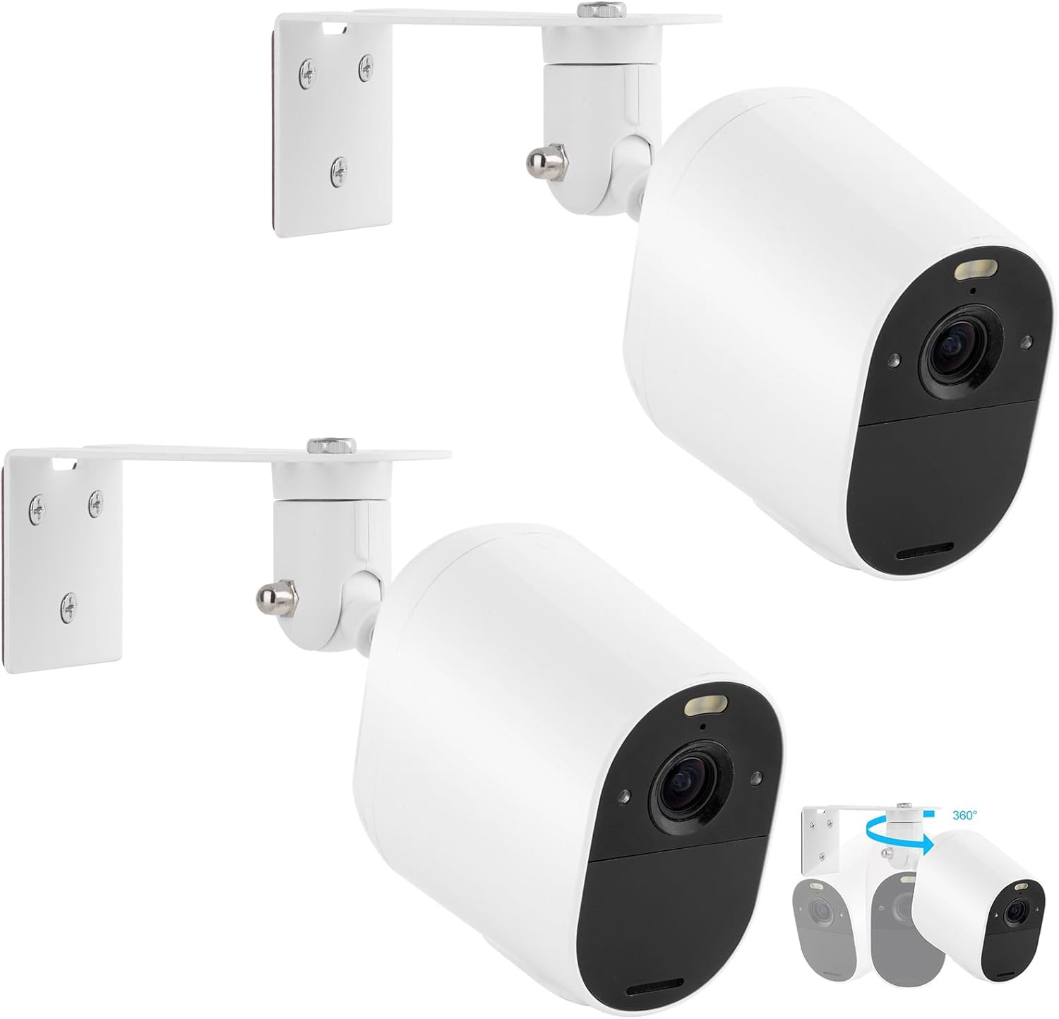2Pack Adjustable Metal Camera Mount for Arlo Essential/XL 2nd Generation/Pro ...