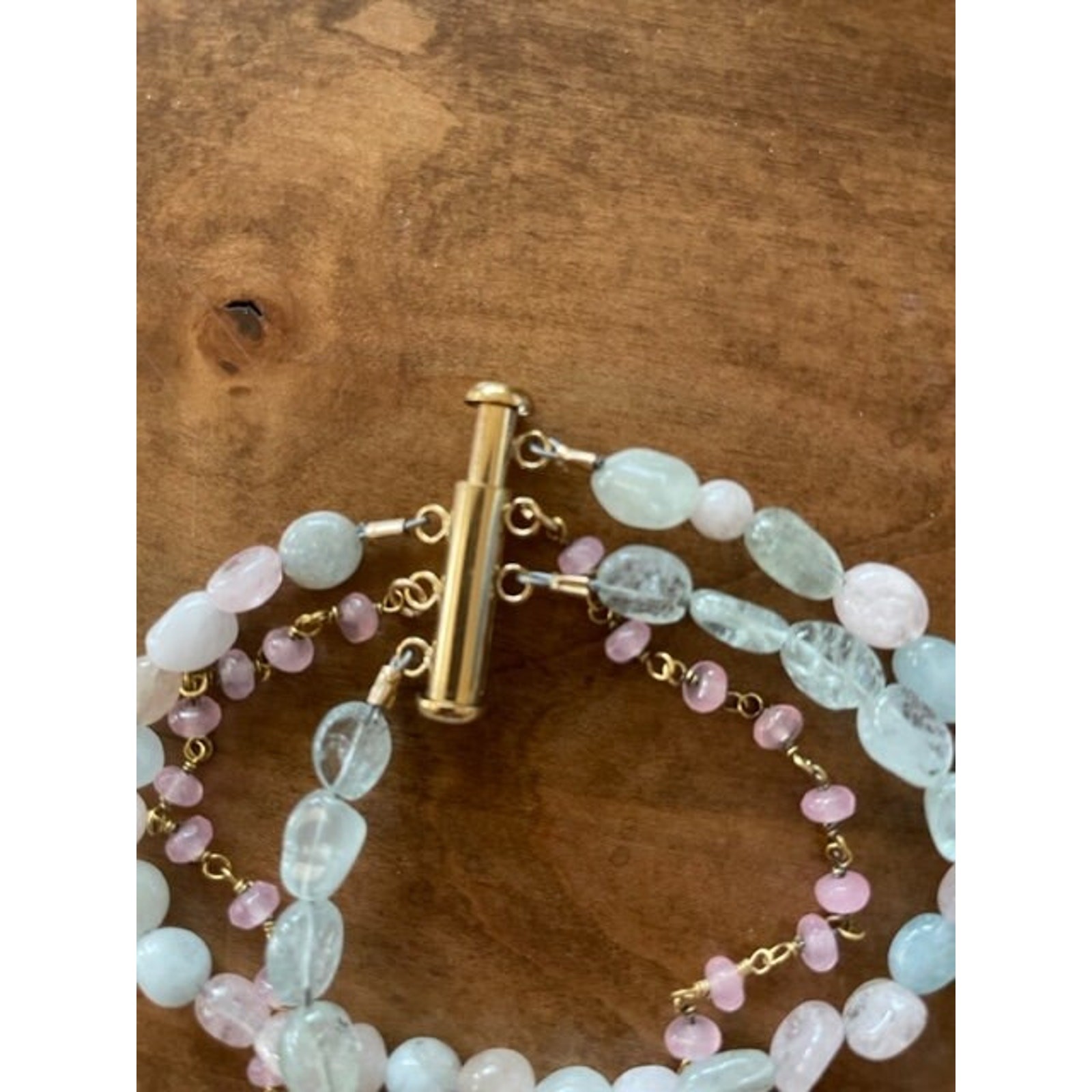 Three-strand Stone Power Bracelet - Open Your Heart Bracelet